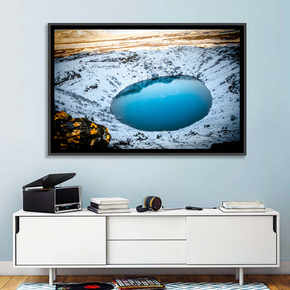 Kerid Crater Lake Wall Art