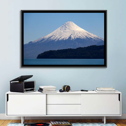 Snow-capped Osorno Volcano Over Lake Wall Art