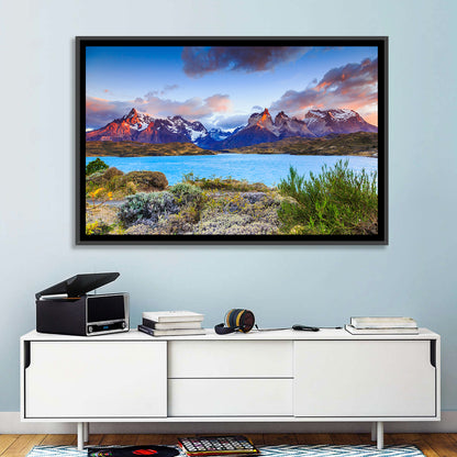 Lake Pehoe at Dawn Wall Art