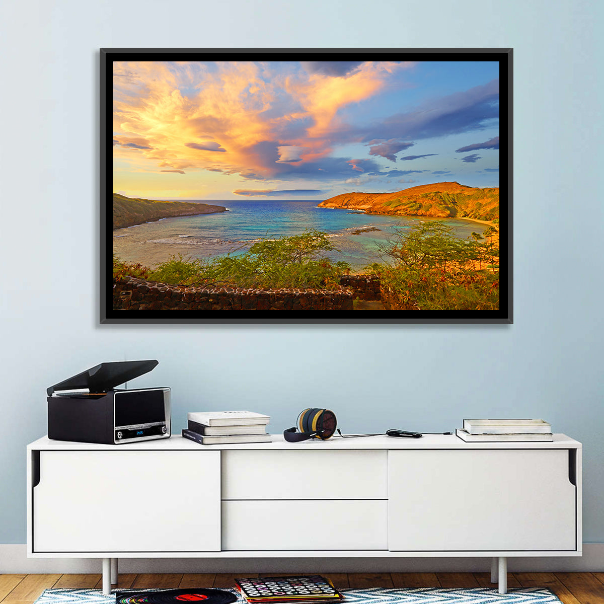Hanauma Bay Golden Hour Wall Art