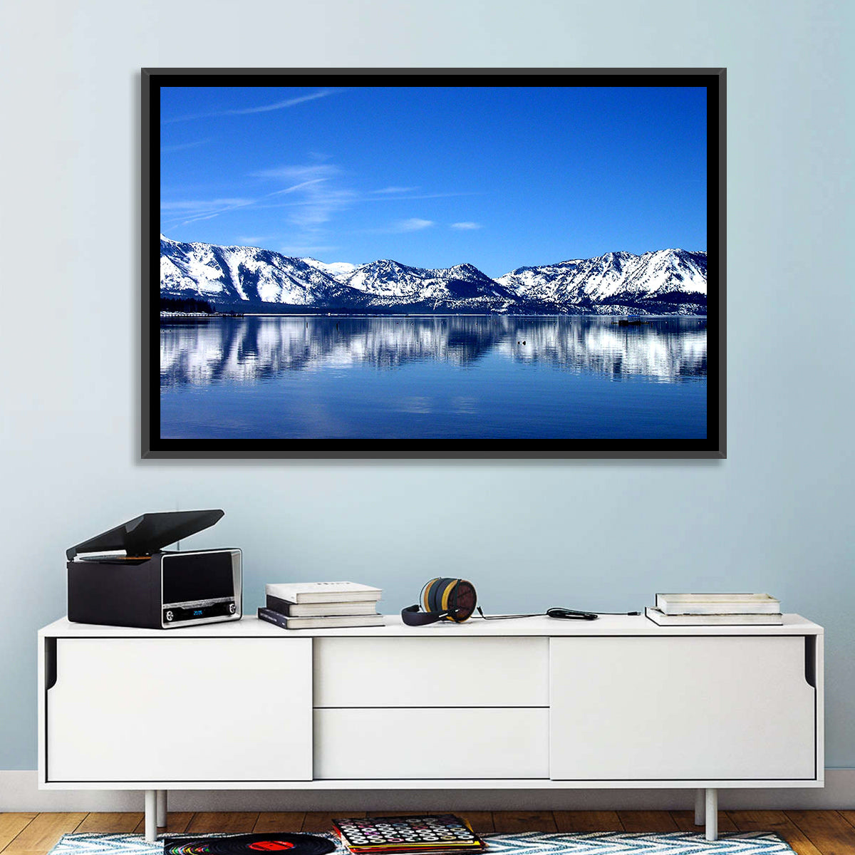 Lake Tahoe Mountain Reflection Wall Art