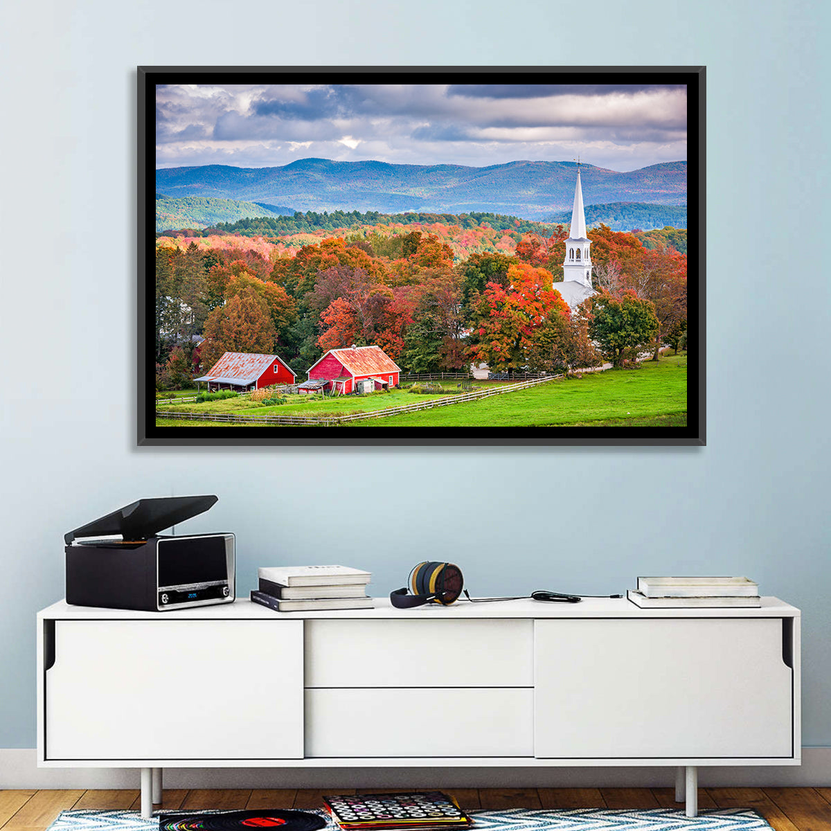 Peacham Autumn Pasture Wall Art