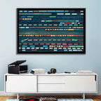Aerial Freight Train Lines Wall Art