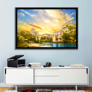 Bridge Over Neretva River Wall Art