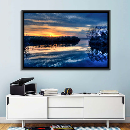 Louisiana Bayou Sunset Wall Art
