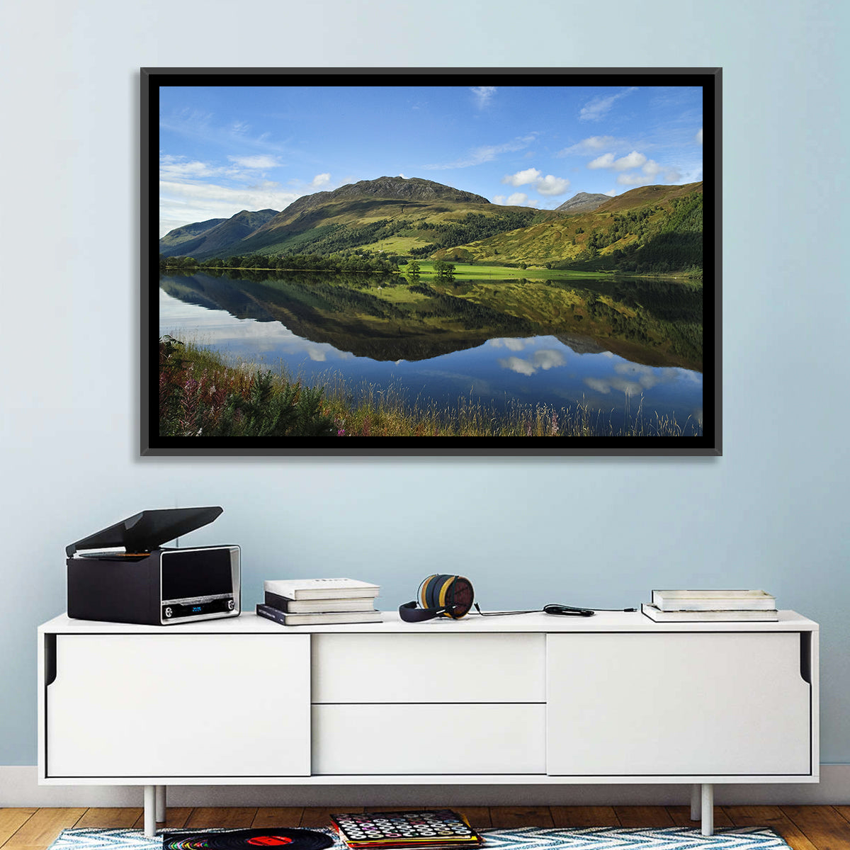 Irish Lake Reflection Wall Art