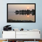 Sylvan Lake Sunset Reflection Wall Art
