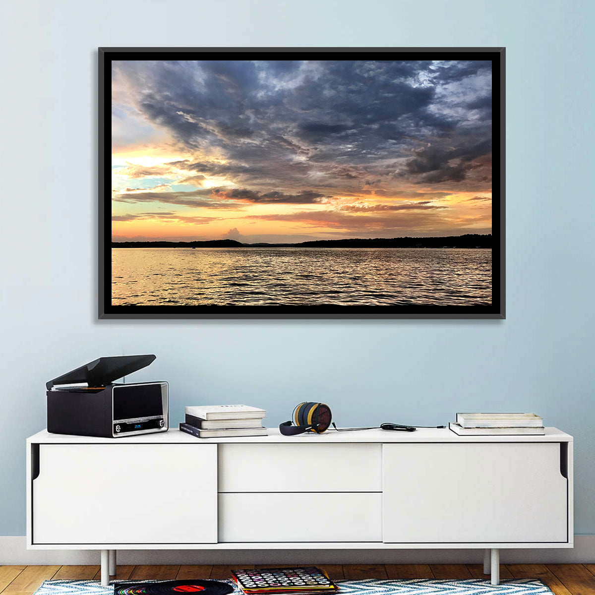 Lake Tillery Sunset Wall Art