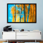 Blue Autumn Reflection Wall Art