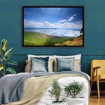 Lake Nakuru Cliffside Reflection Wall Art