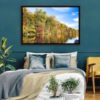 Lake Surprise Autumn Reflection Wall Art