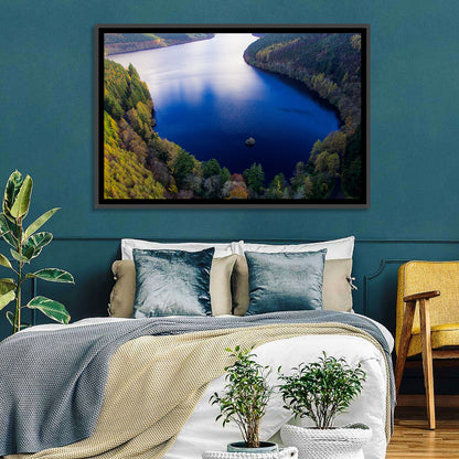 Lake Vyrnwy Aerial View Wall Art