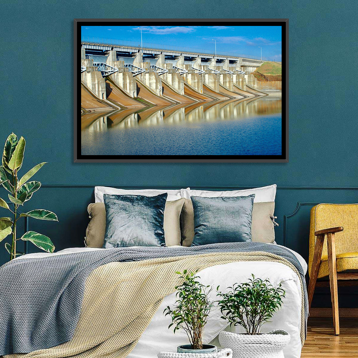 Lavon Dam Spillways Wall Art