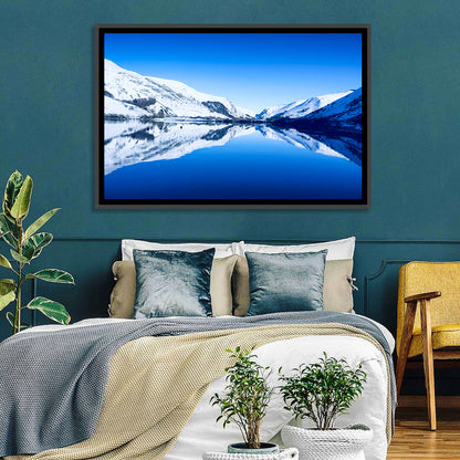 Tal Y Llyn Winter Reflection Wall Art