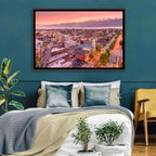 Church Spire at Dusk Wall Art