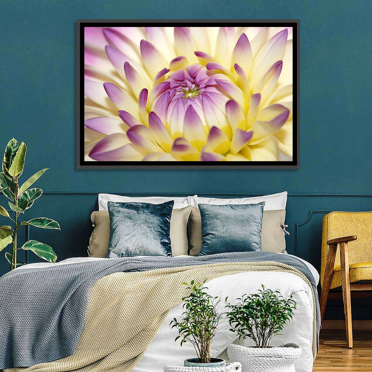 Dahlia Macro Portrait Wall Art