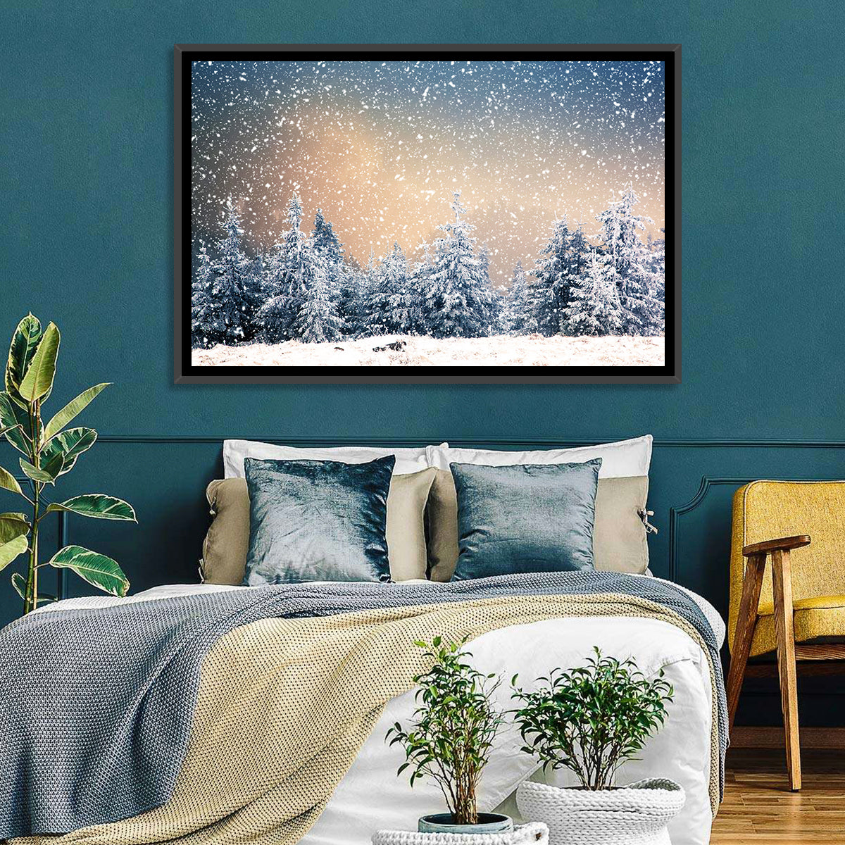 Winter Forest Wonderland Wall Art