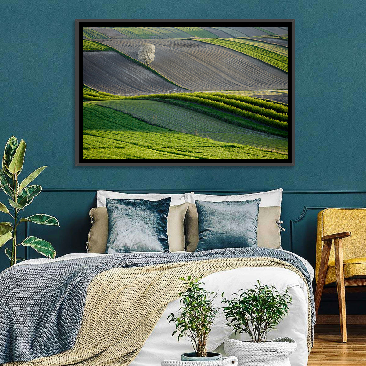 Springtime Polish Fields Wall Art