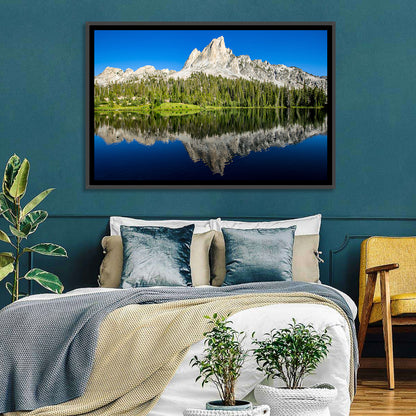 Sawtooth Peaks at Alice Lake Wall Art