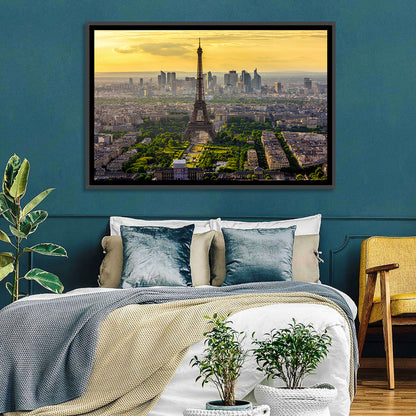 Eiffel Tower at Golden Hour Wall Art