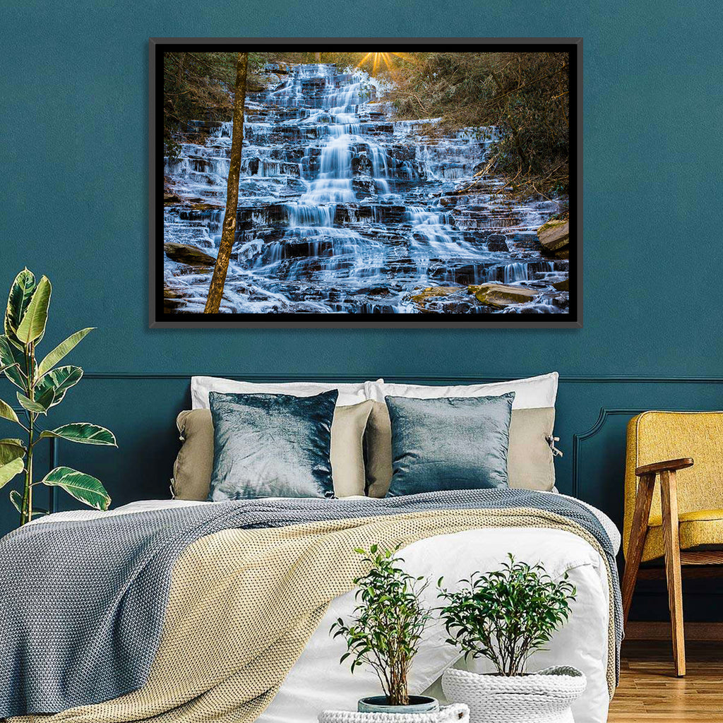 Minnehaha Falls Winter Cascade Wall Art