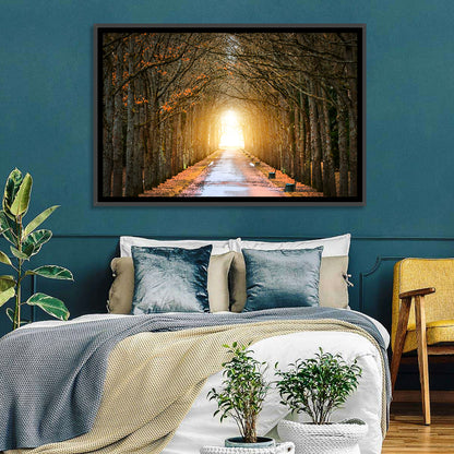 Autumn Oak Tunnel Wall Art