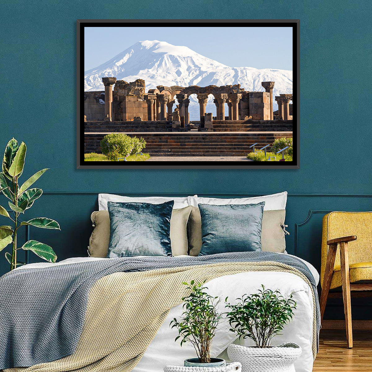 Zvartnots Ruins & Mount Ararat Wall Art