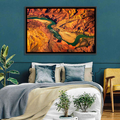 Aerial Colorado River Canyon Wall Art