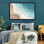 Aerial Beach Layers Wall Art