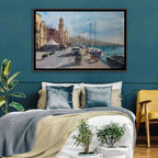 Valette Harbor Sketch Wall Art
