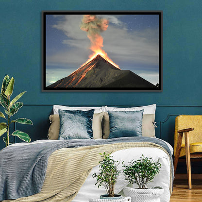 Fuego Night Eruption Wall Art
