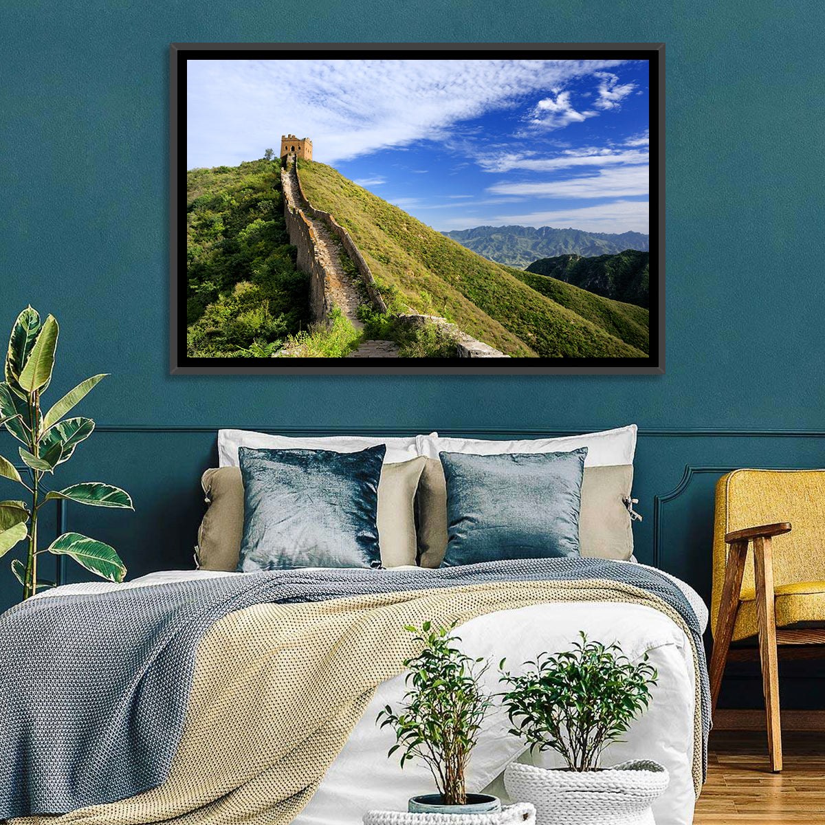 Great Watchtower View Wall Art in a room, landscape