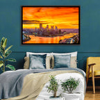 Pittsburgh Skyline at the Point Wall Art