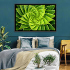 Spiral Aloe Succulent Wall Art