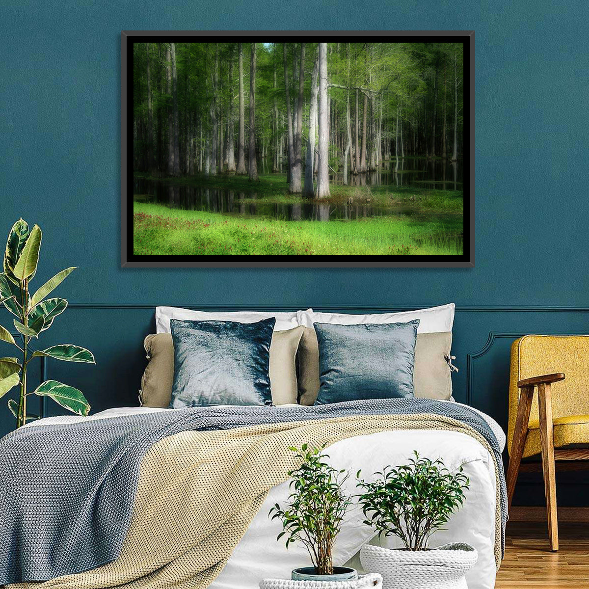 Lush Cypress Swamp Wall Art