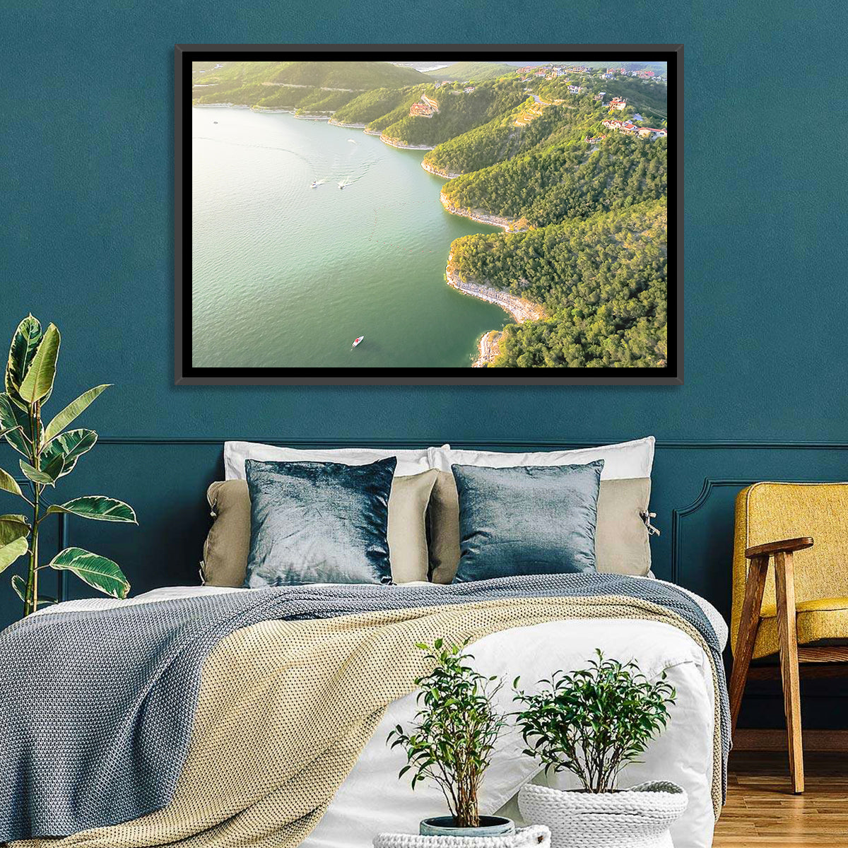 Lake Travis Aerial View Wall Art