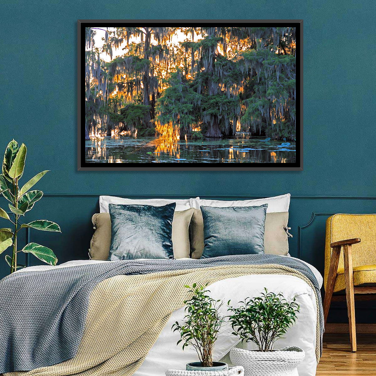 Lake Martin Cypress Reflection Wall Art