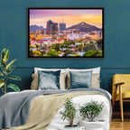 Tucson Skyline at Golden Hour Wall Art