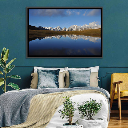 Svaneti Lake Reflection Wall Art
