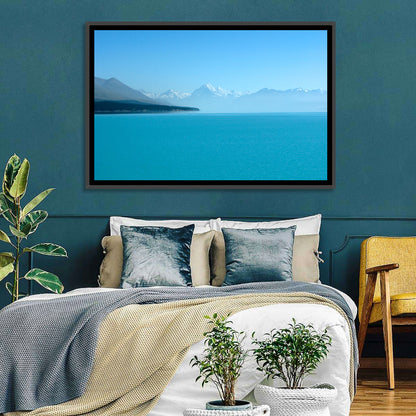 Turquoise Lake Pukaki View of Mount Cook Wall Art