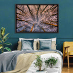 Misty Forest Canopy Wall Art