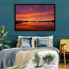 Louisiana Wetland Sunset Wall Art