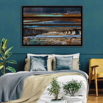 Weathered Dock Perspective Wall Art