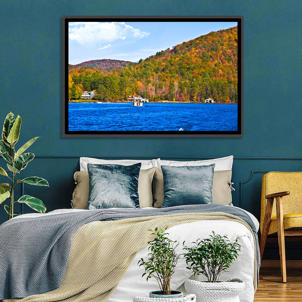 Lake Burton Autumn View Wall Art