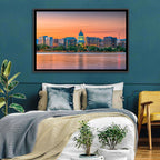 Madison State Capitol Skyline Wall Art
