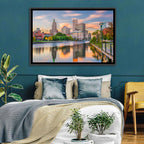Providence Golden Hour Skyline Wall Art