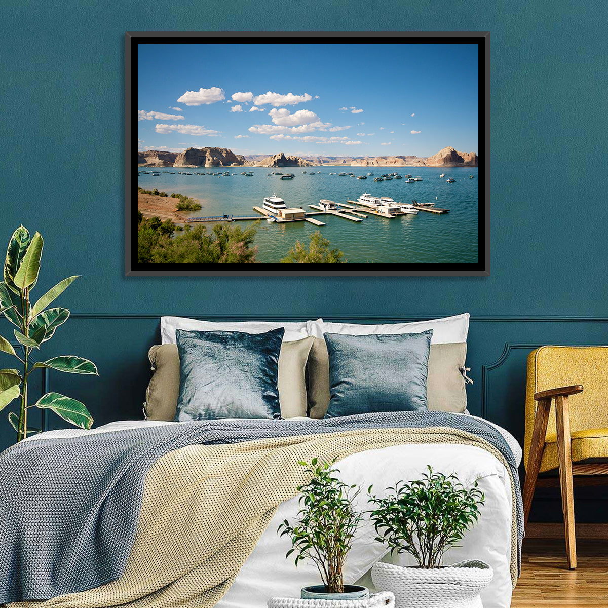 Lake Powell Marina, Page Arizona Wall Art