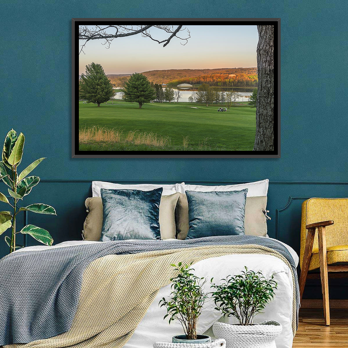 Roscoe Conkling Park Golden Hour Wall Art