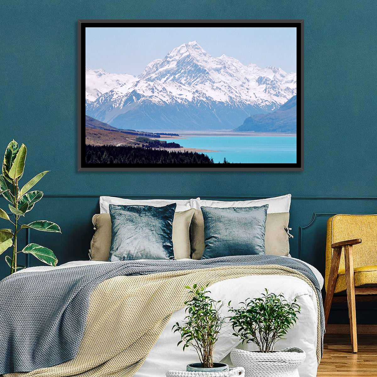 Lake Pukaki and Aoraki Mount Cook Wall Art