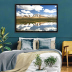 Song Kul Lake Reflection Wall Art